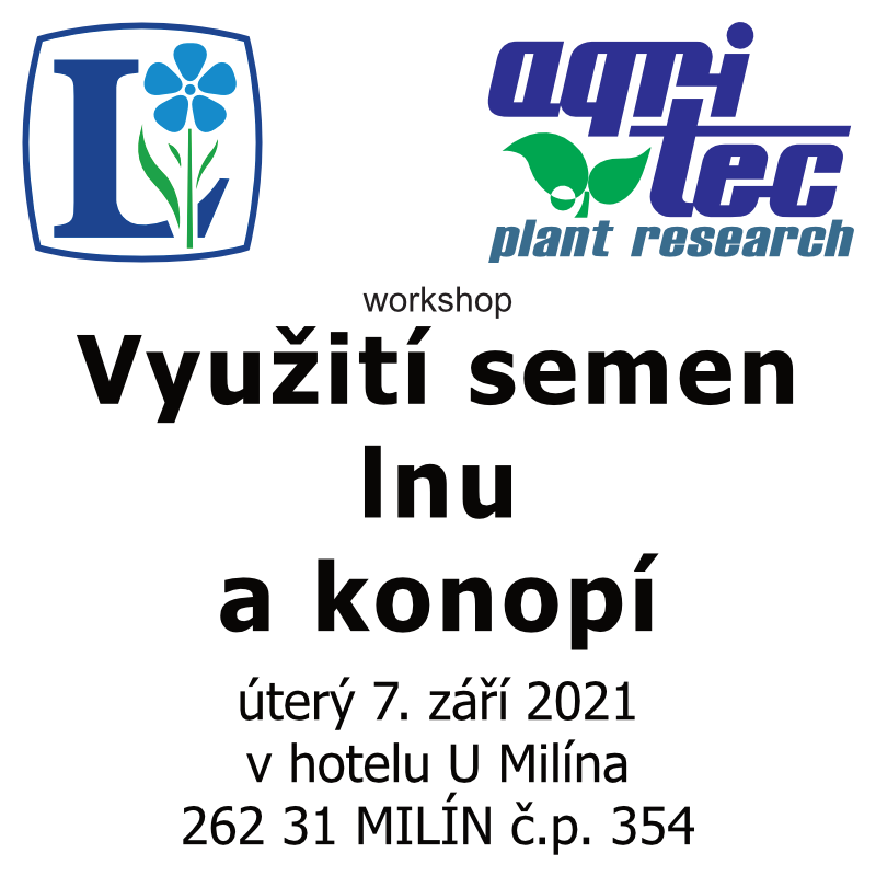 Využití semen lnu a konopí - workshop 7. 9. 2021